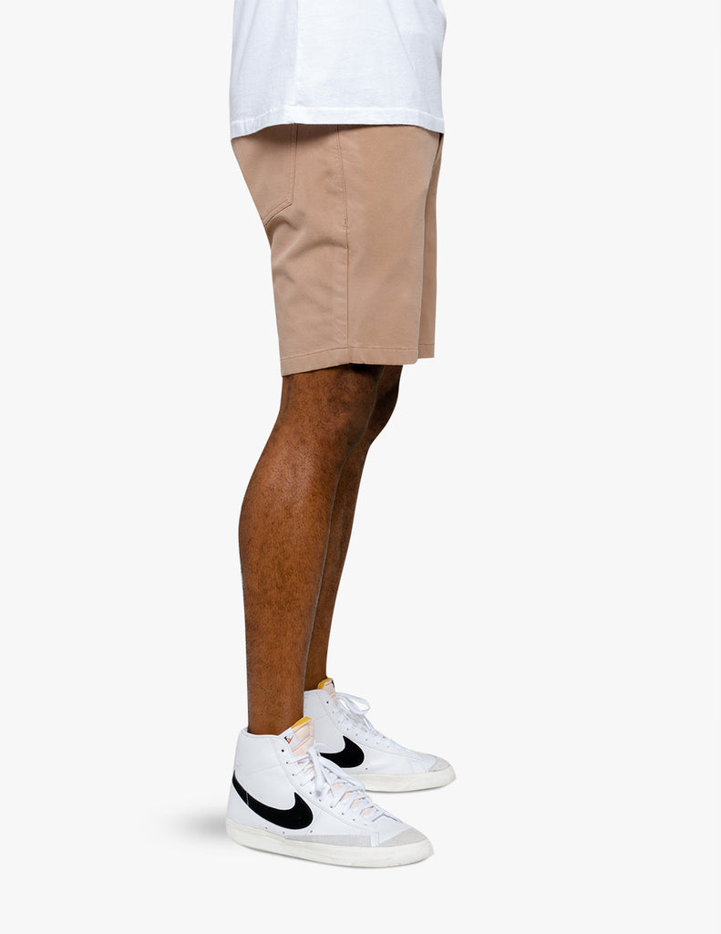 Belmonts Tan Men's Chino Shorts - Comfortable Shorts by Mugsy