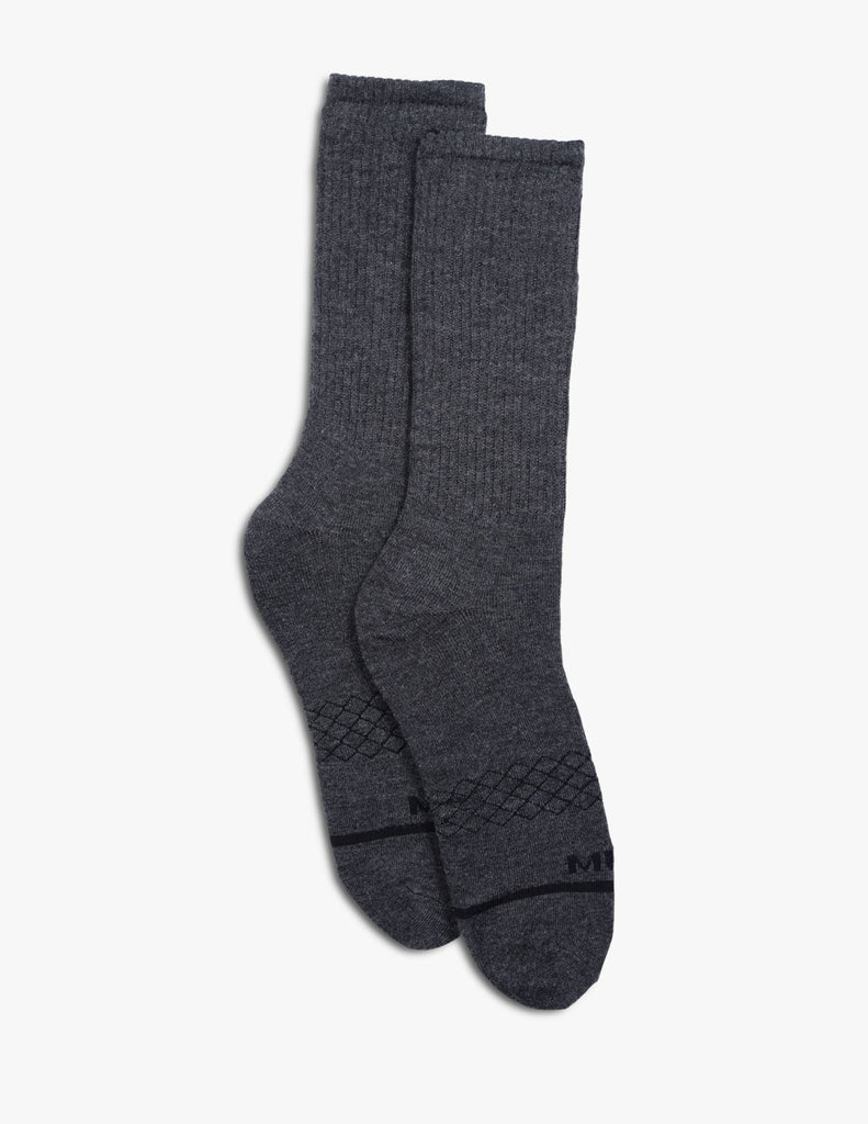 mugsy gray merino wool socks