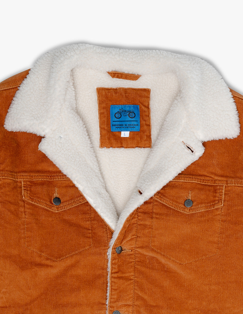 Orange sherpa jacket clearance