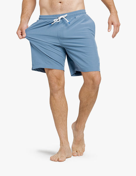 Men's Mid-length swim shorts with maxi logo | Multicolor